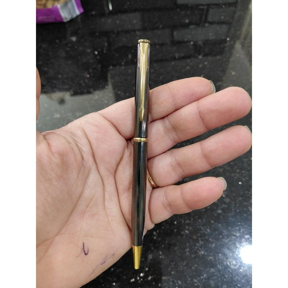 Parker Twist Mechanism Ballpoint Gold Metalic (Black Color)